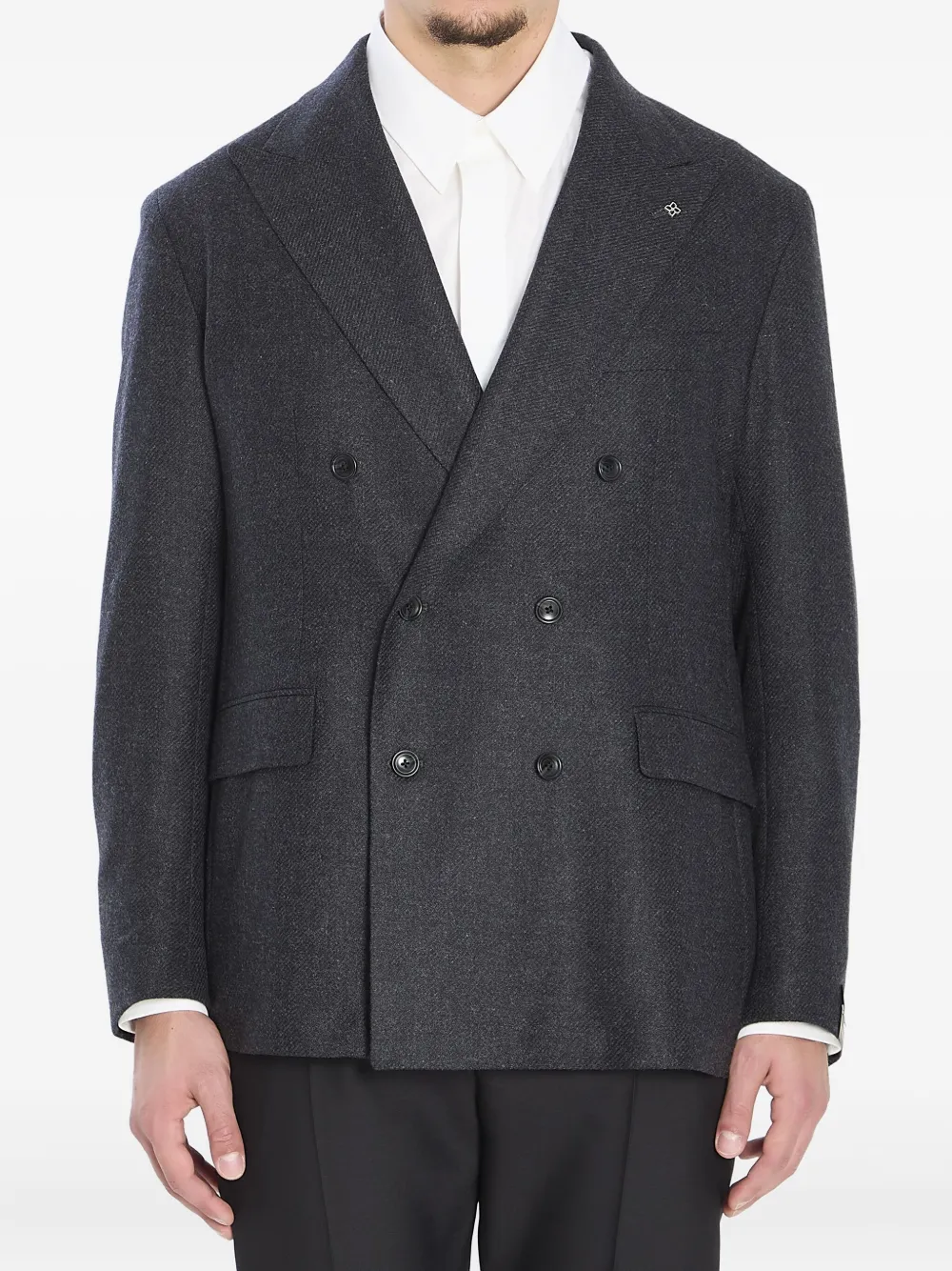 Двубортный пиджак Tagliatore, серый
Двубортный пиджак Tagliatore, серый