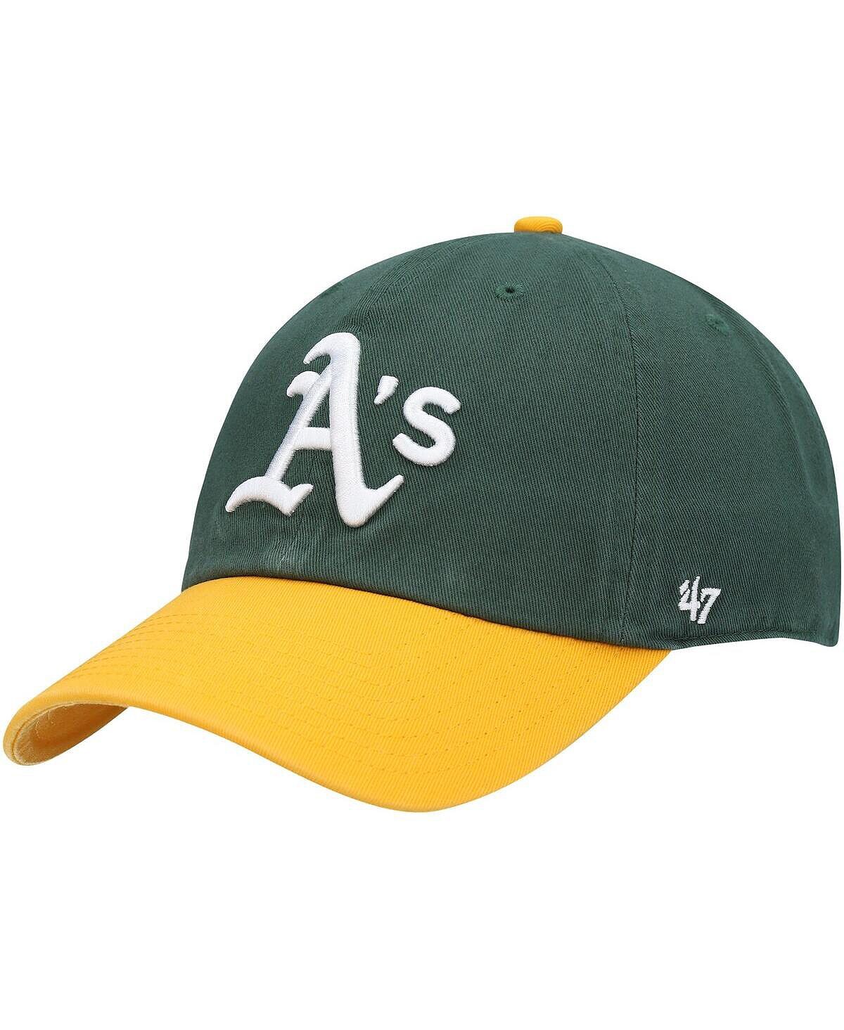 Мужская регулируемая шапка зеленого и золотого цвета Oakland Athletics Clean Up '47 Brand
Мужская регулируемая шапка зеленого и золотого цвета Oakland Athletics Clean Up '47 Brand