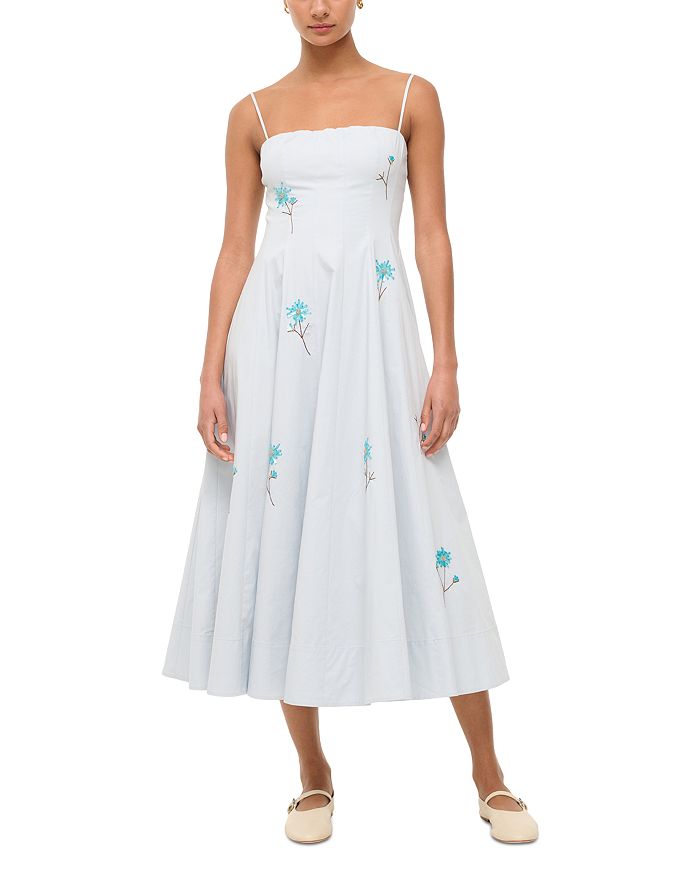 Платье из поплина Wylie Dandelion Sky STAUD, синий
Платье из поплина Wylie Dandelion Sky STAUD, синий