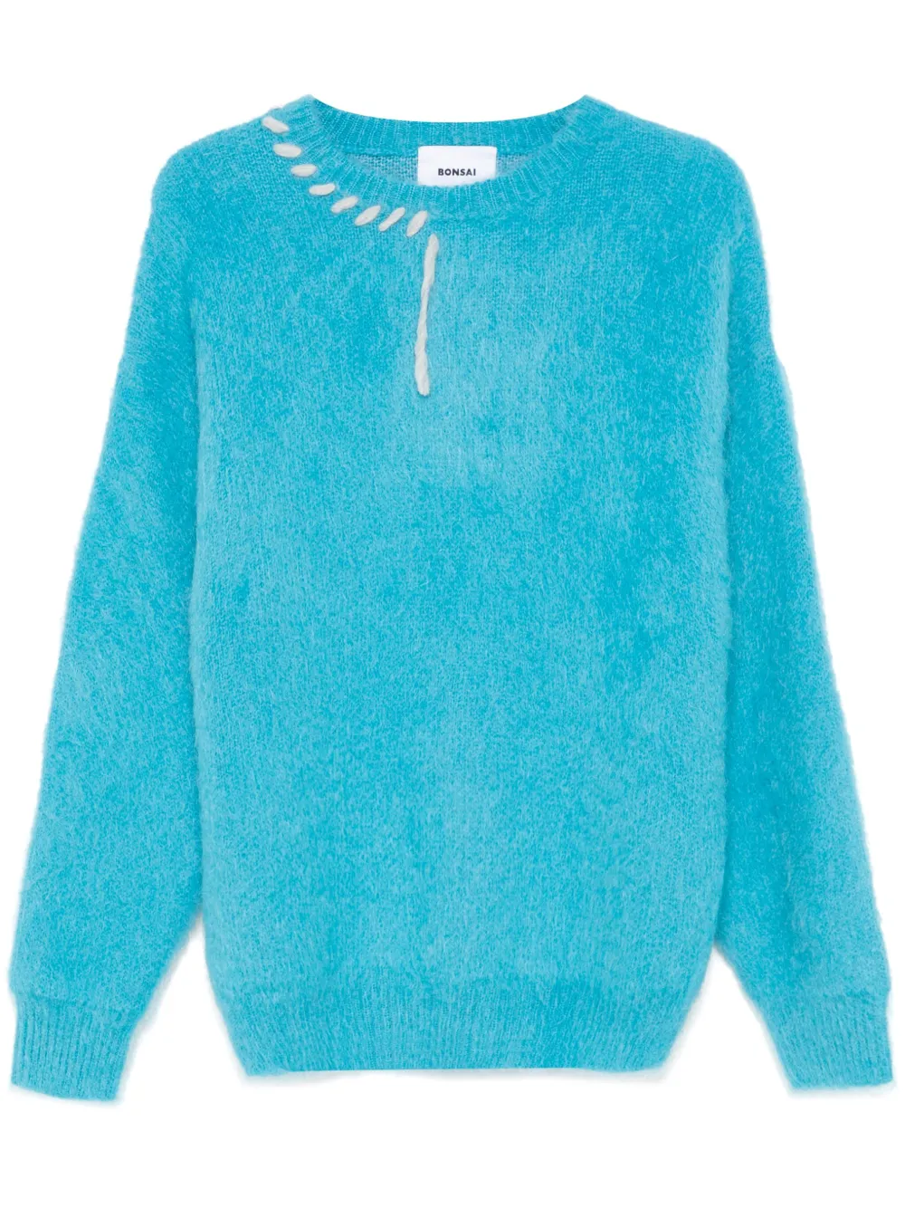 Свитер с декоративной строчкой Bonsai, синий
Свитер с декоративной строчкой Bonsai, синий