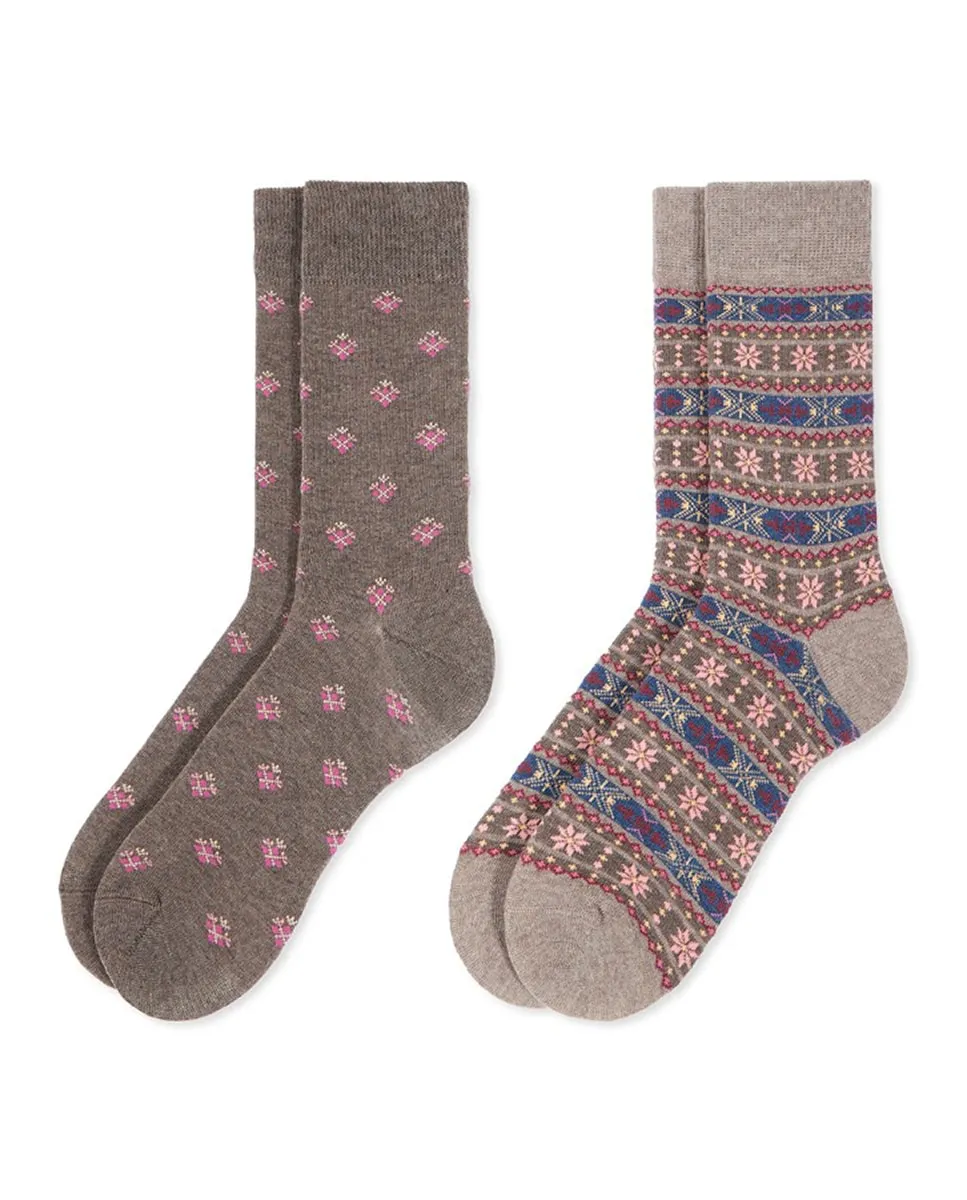 Женские мультипак обычные фэнтези-носки Soxland, коричневый
Женские мультипак обычные фэнтези-носки Soxland, коричневый