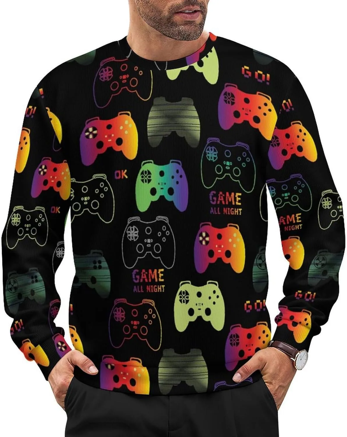 Свитер с длинным рукавом для геймера FVDAVGS
Свитер с длинным рукавом для геймера FVDAVGS