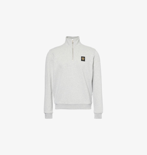 Толстовка из хлопкового джерси с фирменной нашивкой и воротником-воронкой Belstaff, серебряный
Толстовка из хлопкового джерси с фирменной нашивкой и воротником-воронкой Belstaff, серебряный