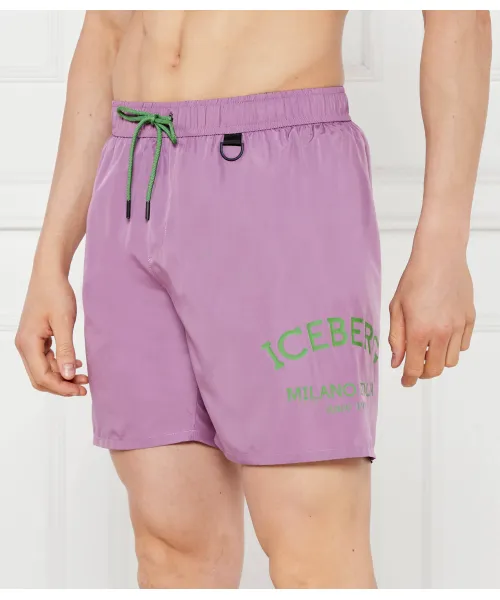 Пляжные шорты Regular fit Iceberg, фиолетовый
Пляжные шорты Regular fit Iceberg, фиолетовый