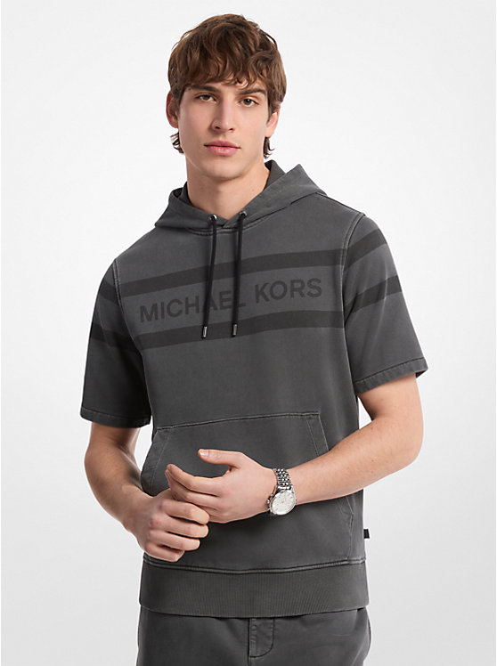 Худи с коротким рукавом из хлопка с логотипом, окрашенное по готовому изделию Michael Kors, черный
Худи с коротким рукавом из хлопка с логотипом, окрашенное по готовому изделию Michael Kors, черный