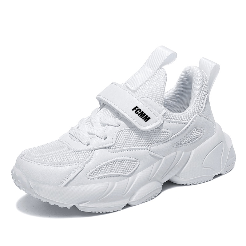 FCMM Нескользящие и дышащие детские кроссовки средней высоты, белые
FCMM Нескользящие и дышащие детские кроссовки средней высоты, белые