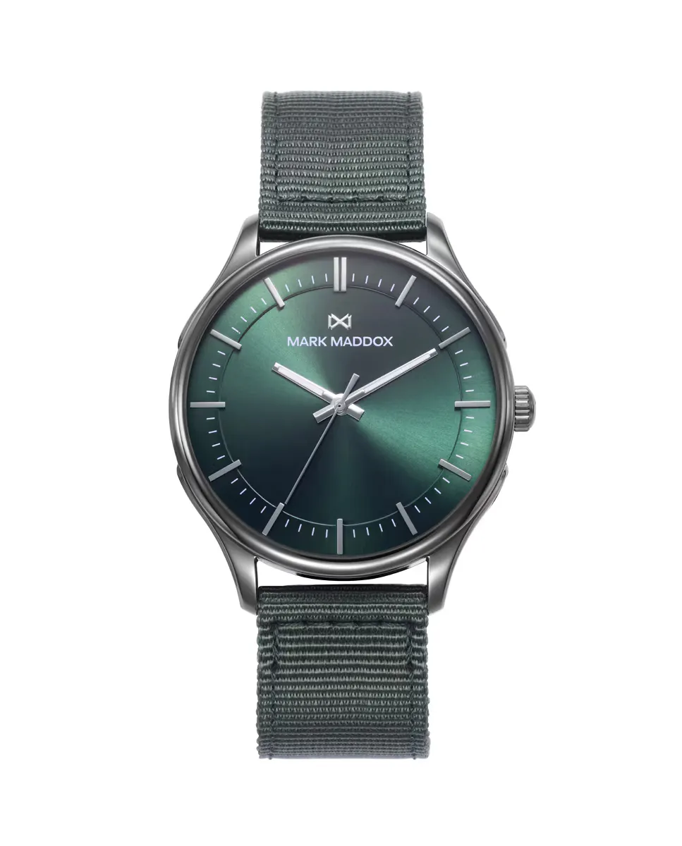 Мужские часы Greenwich, стальной корпус, зеленый нейлоновый ремешок Mark Maddox, зеленый
Мужские часы Greenwich, стальной корпус, зеленый нейлоновый ремешок Mark Maddox, зеленый
