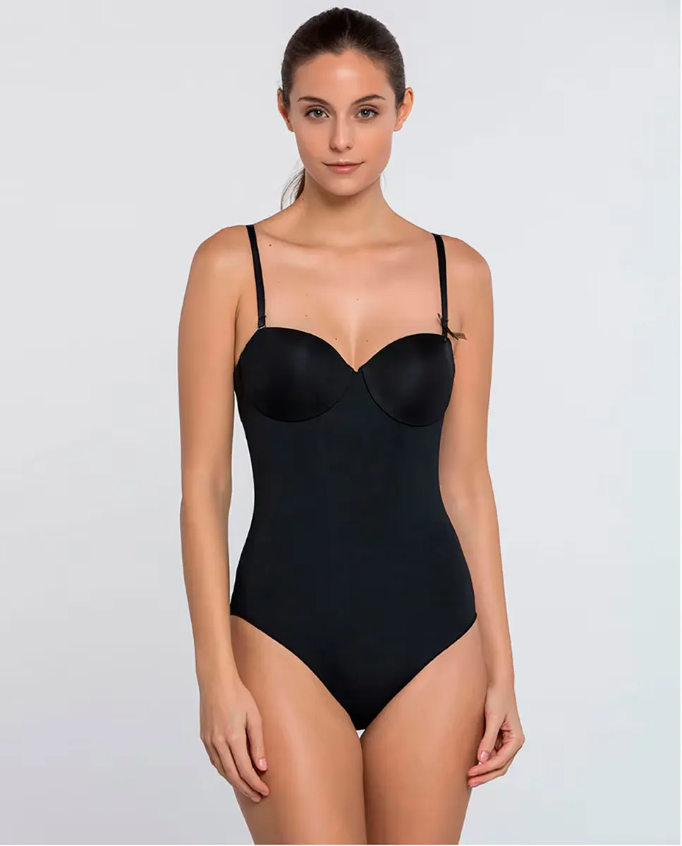 Боди из микрофибры с регулируемыми бретелями и пеной Punto Blanco, черный
Боди из микрофибры с регулируемыми бретелями и пеной Punto Blanco, черный