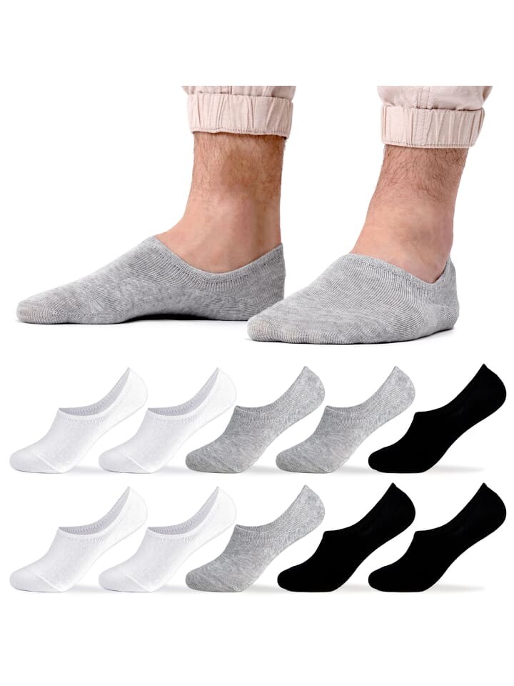 Носки Occulto 10er Pack Füsslinge Strolch, цвет schwarz-weiß-grau
Носки Occulto 10er Pack Füsslinge Strolch, цвет schwarz-weiß-grau