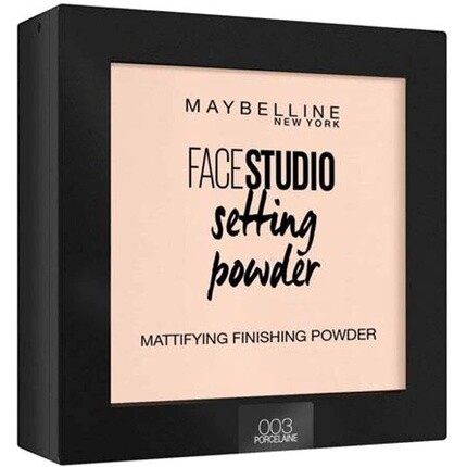 Maybelline New York Face Studio Setting Powder Матирующая финишная пудра 003 Фарфор
Maybelline New York Face Studio Setting Powder Матирующая финишная пудра 003 Фарфор