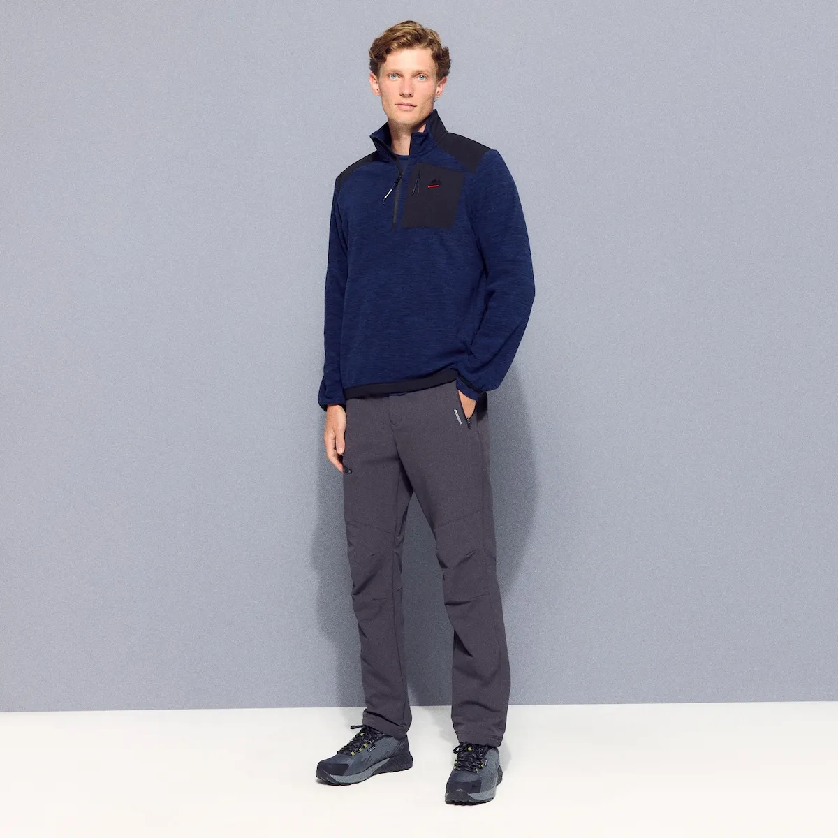 Мужской полуприцепной микрополярный свитер Mountain Pro Mountain PRO, темно-синий
Мужской полуприцепной микрополярный свитер Mountain Pro Mountain PRO, темно-синий