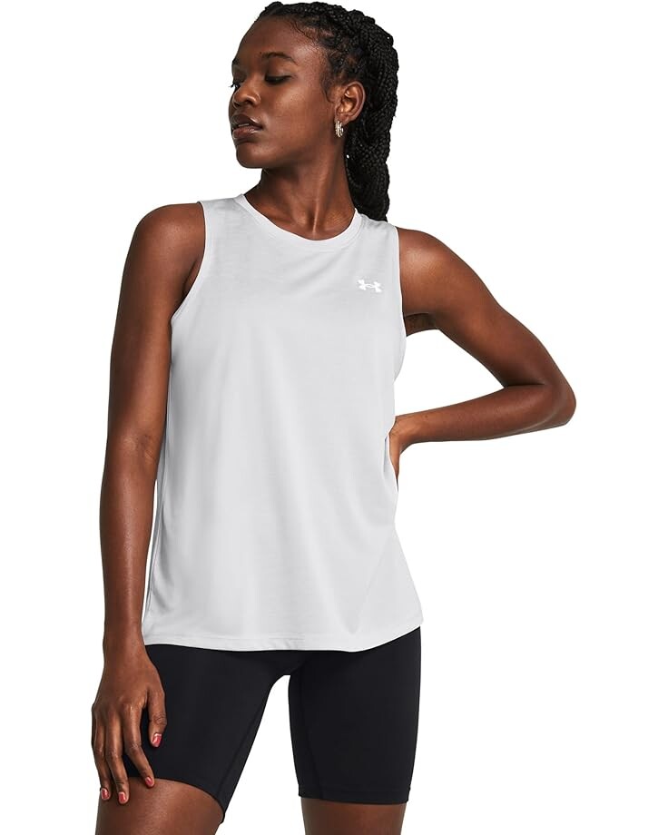 Топ Under Armour Tech Tank Twist, цвет Halo Gray/White/White
Топ Under Armour Tech Tank Twist, цвет Halo Gray/White/White