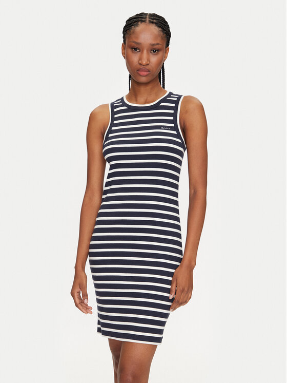 Облегающее трикотажное платье 4201531 Gant, синий
Облегающее трикотажное платье 4201531 Gant, синий