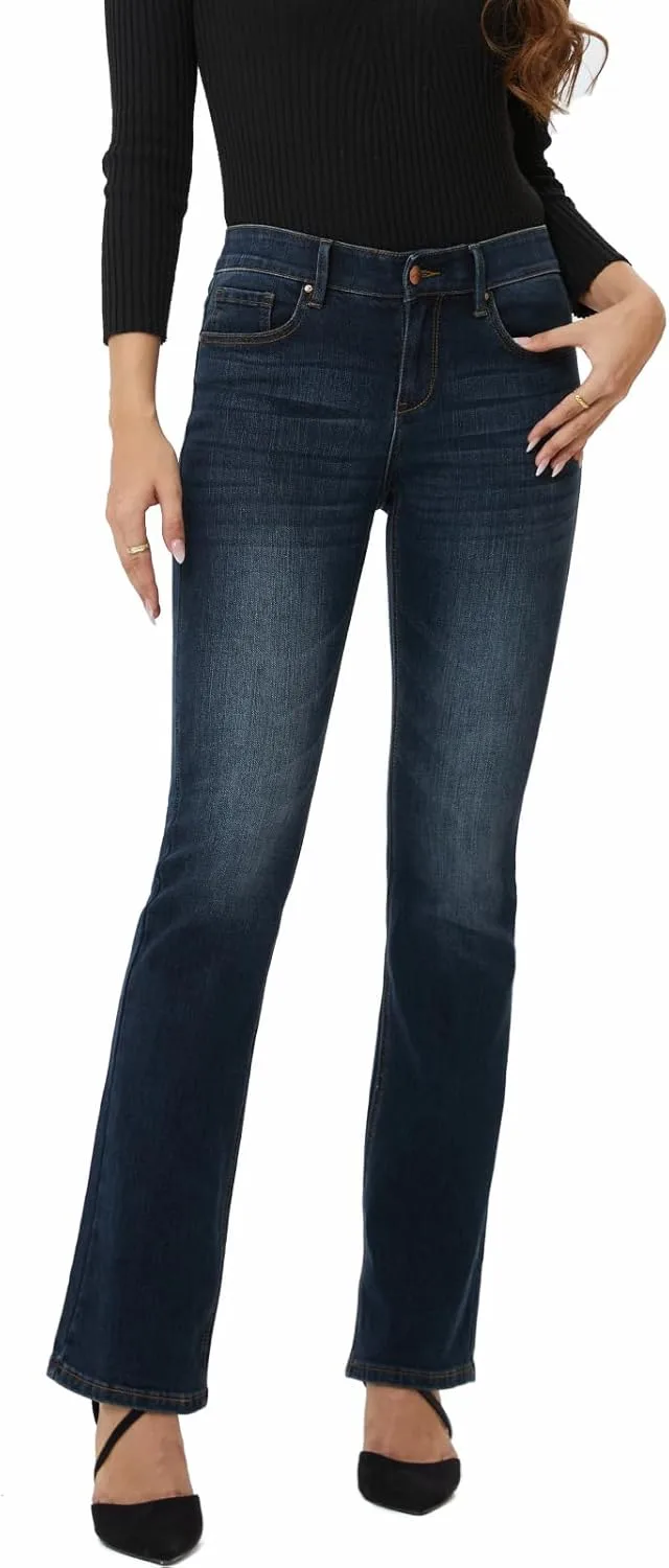 MetHera Women's Le Mel Classic Stretch Curvy Bootcut Jeans
MetHera Women's Le Mel Classic Stretch Curvy Bootcut Jeans