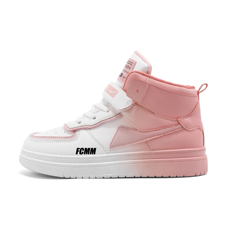 Противоскользящие износостойкие высокие детские кроссовки для скейтбординга FCMM, розовый
Противоскользящие износостойкие высокие детские кроссовки для скейтбординга FCMM, розовый