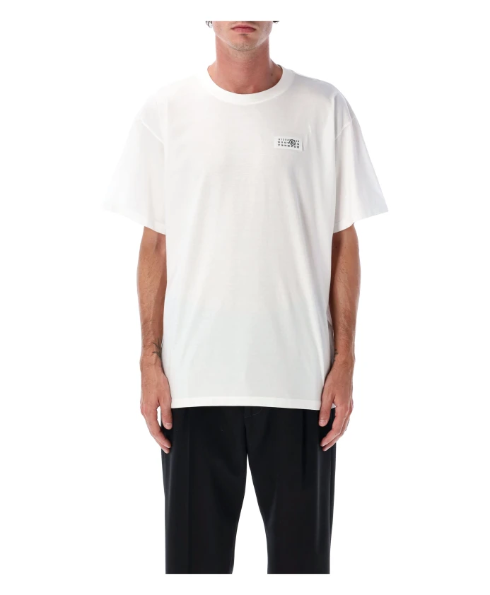 Белая футболка с цифровым принтом Mm6 Maison Margiela, белый
Белая футболка с цифровым принтом Mm6 Maison Margiela, белый