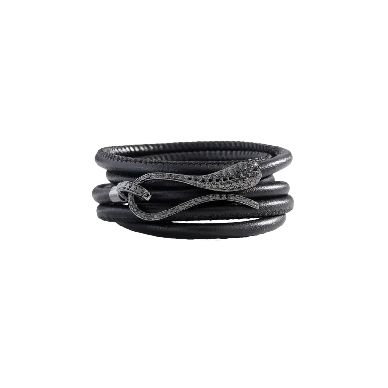 Браслет elika из кожи с застежкой из черного золота и черными бриллиантами - dek03brnndnxn DADA ARRIGONI
Браслет elika из кожи с застежкой из черного золота и черными бриллиантами - dek03brnndnxn DADA ARRIGONI