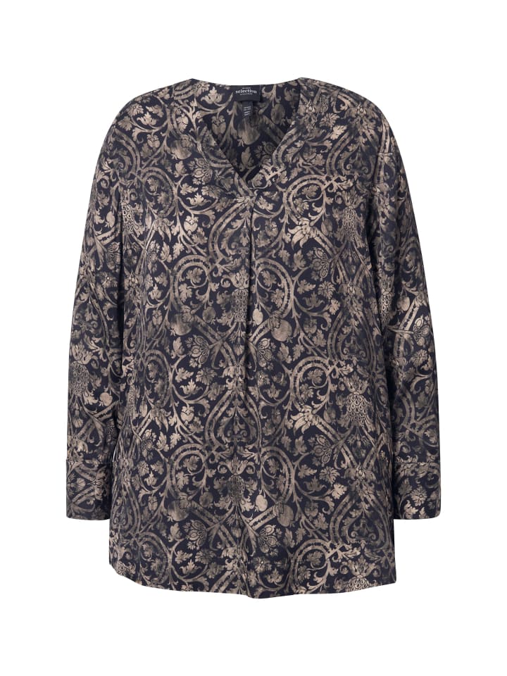 Блузка бледно-коричневого цвета Ulla Popken
Блузка бледно-коричневого цвета Ulla Popken