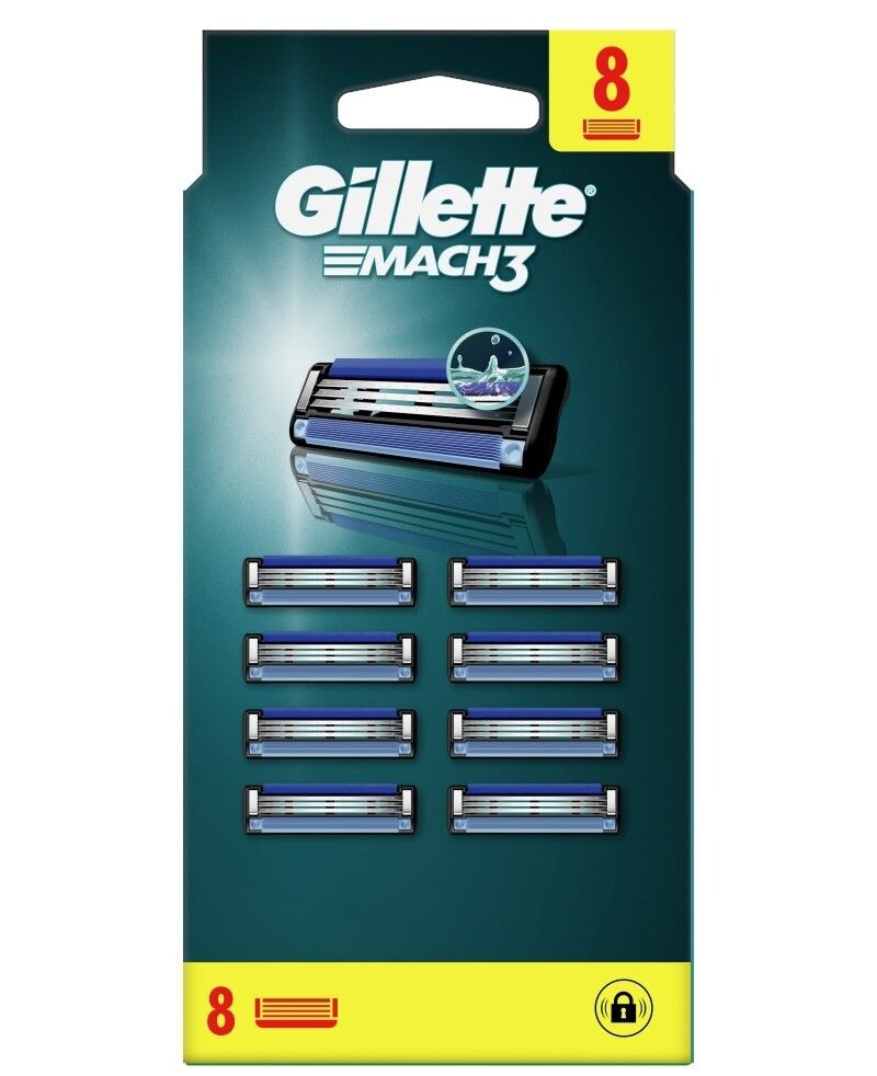 Бритвенные картриджи Gillette Mach3 Base, 8 шт
Бритвенные картриджи Gillette Mach3 Base, 8 шт
