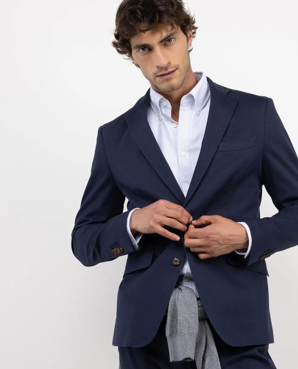 Мужской скоординированный вываренный пиджак El Ganso, темно-синий
Мужской скоординированный вываренный пиджак El Ganso, темно-синий