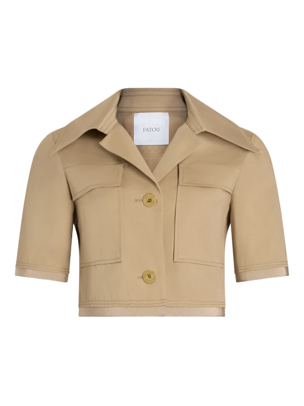 Укороченный жакет с короткими рукавами PATOU, бежевый
Укороченный жакет с короткими рукавами PATOU, бежевый