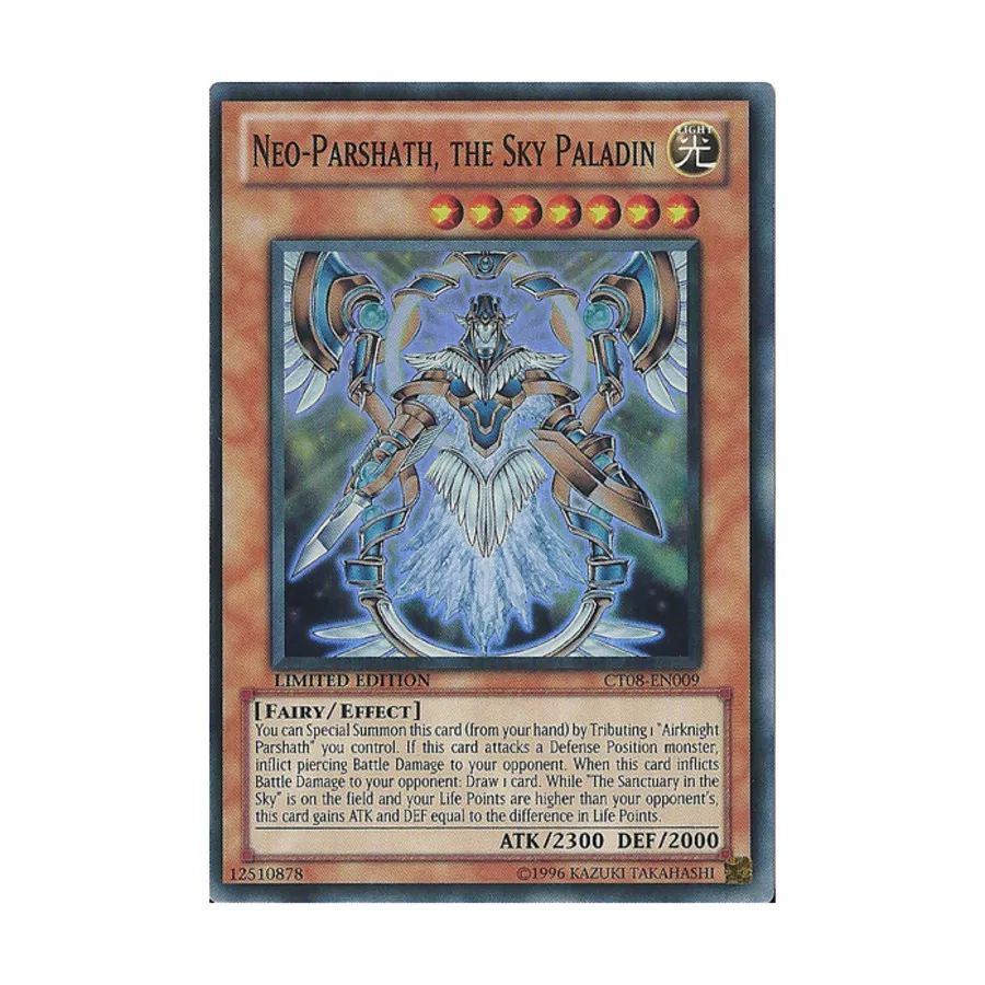 CCG Нео-Паршат — Небесный Паладин (Супер Редкий), Yu-Gi-Oh - Promo - Collectors Tin - Singles
CCG Нео-Паршат — Небесный Паладин (Супер Редкий), Yu-Gi-Oh - Promo - Collectors Tin - Singles