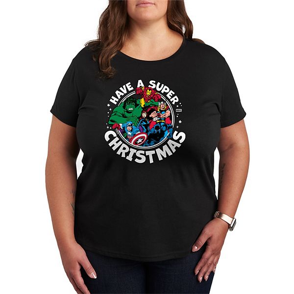 Футболка с новогодним принтом Plus size Marvel, Black
Футболка с новогодним принтом Plus size Marvel, Black