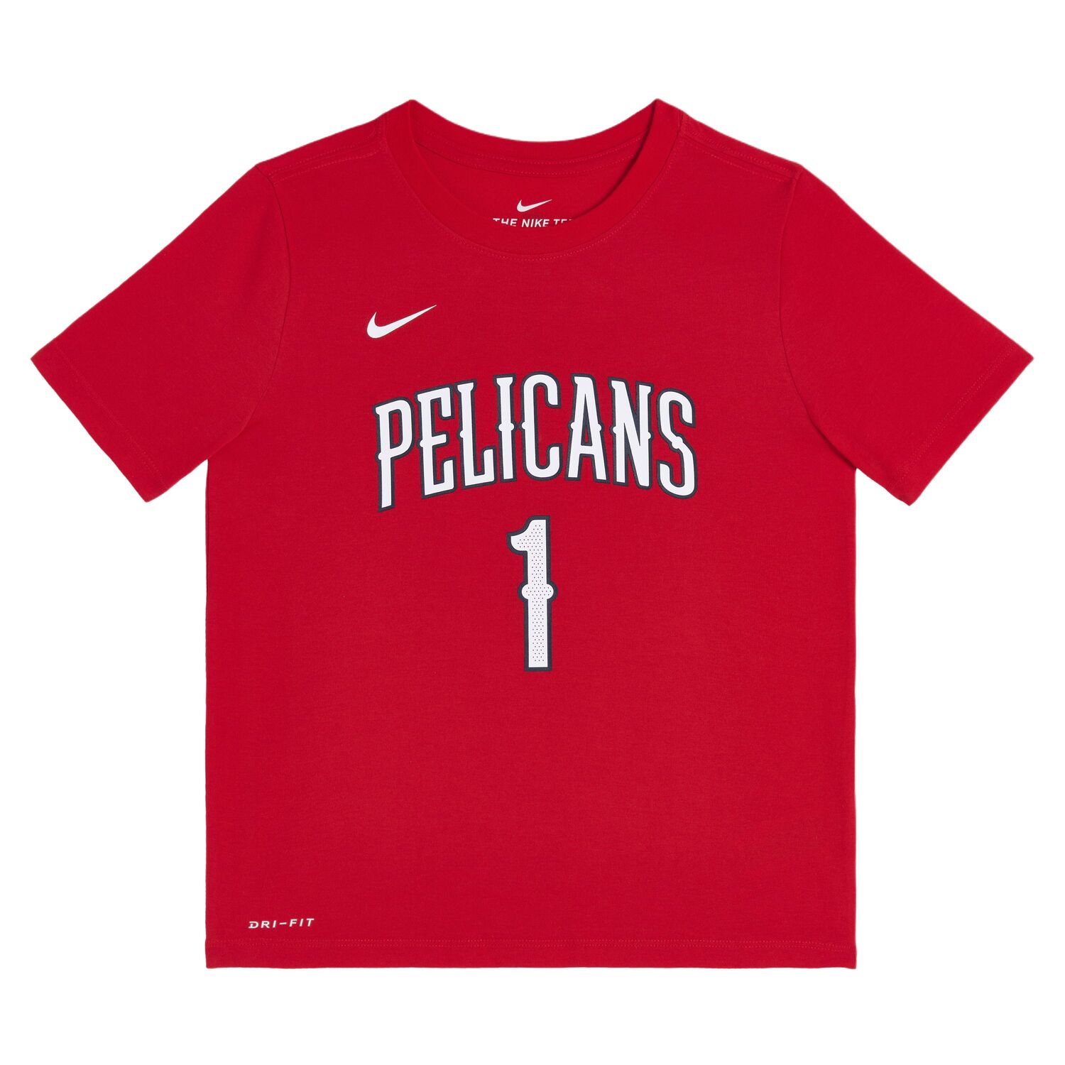 Nike Футболка NBA Pelican Team Dri Fit WILLIAMSON True Red для детей 3-7 лет
Nike Футболка NBA Pelican Team Dri Fit WILLIAMSON True Red для детей 3-7 лет