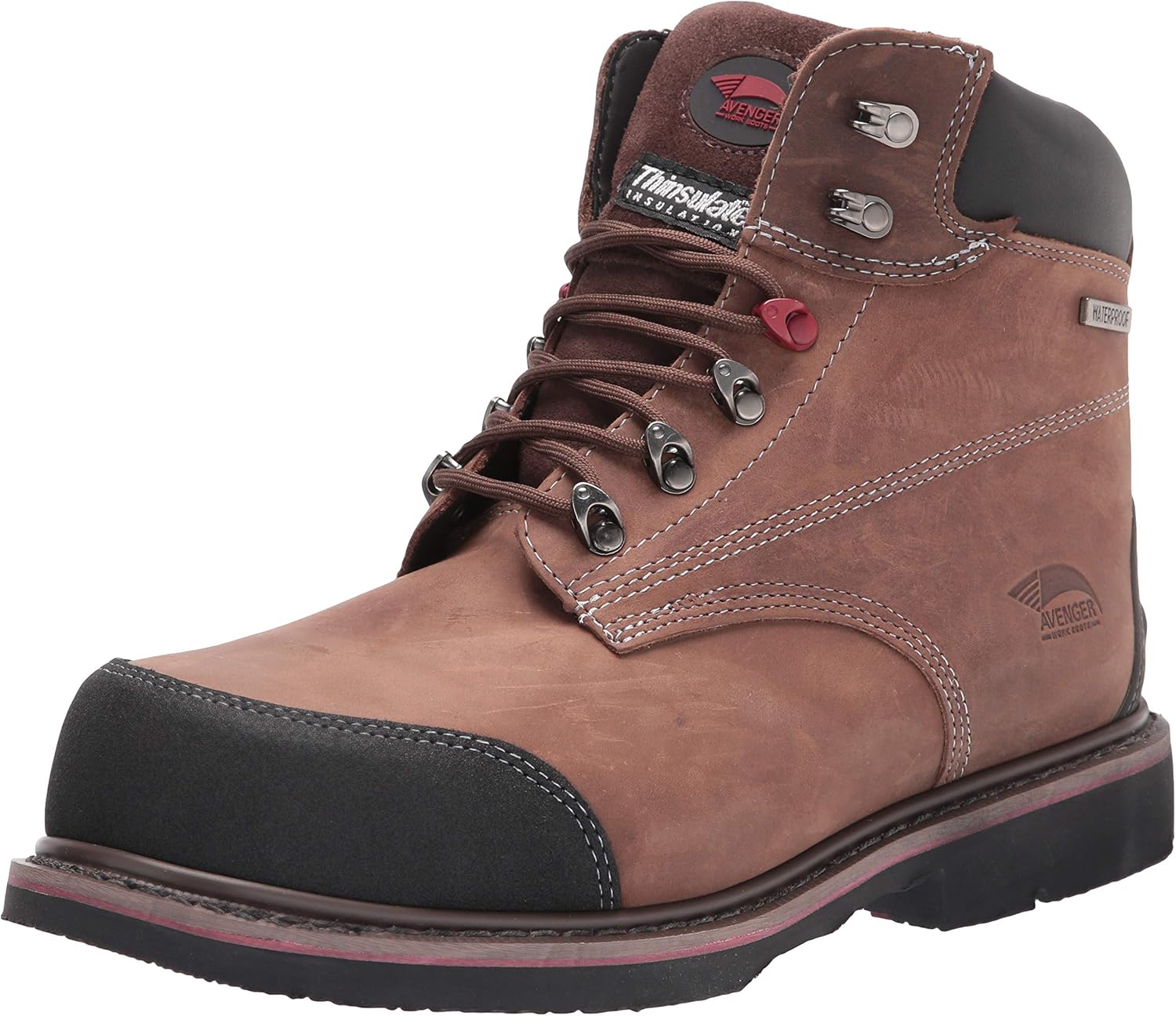 Ботинки Avenger Hammer A7334 для мужчин с защитным носком, водонепроницаемые ботинки Avenger Work Boots, коричневый
Ботинки Avenger Hammer A7334 для мужчин с защитным носком, водонепроницаемые ботинки Avenger Work Boots, коричневый