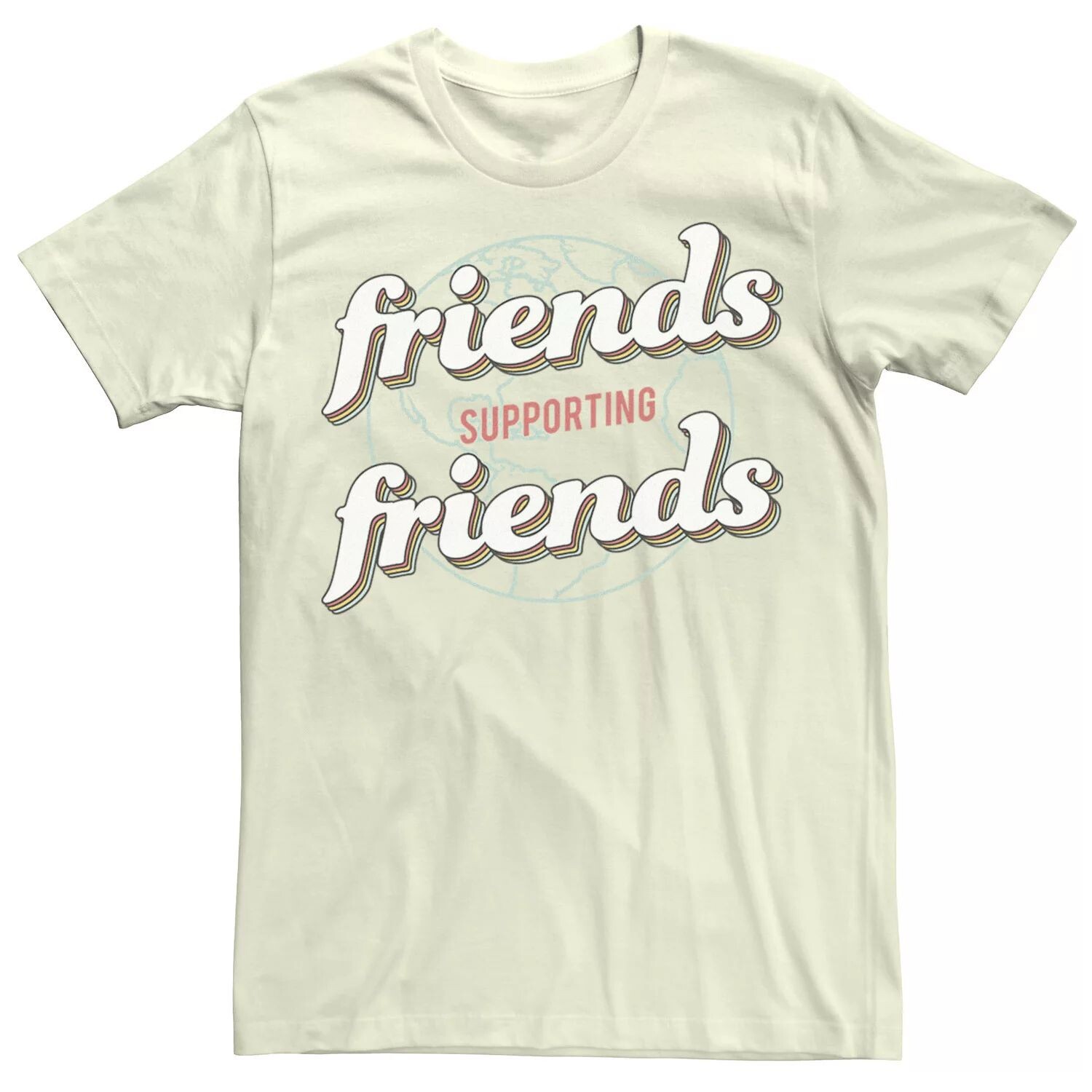 Мужская футболка Friends Supporting friends Licensed Character
Мужская футболка Friends Supporting friends Licensed Character