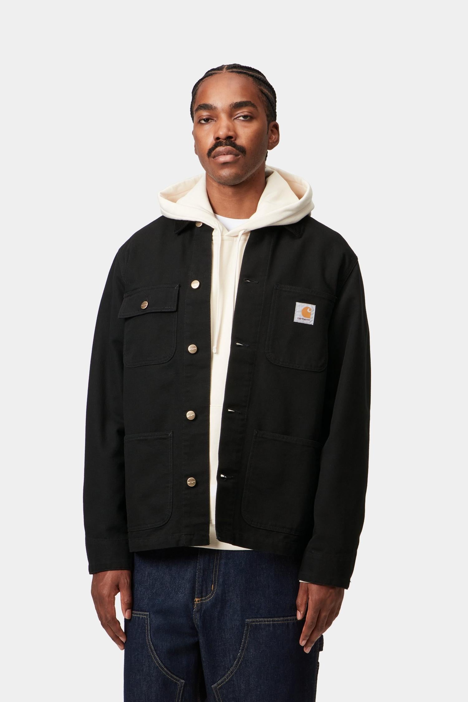 Рабочее пальто Michigan (весна) из канваса Dearborn (100% органический хлопок) Carhartt, черный
Рабочее пальто Michigan (весна) из канваса Dearborn (100% органический хлопок) Carhartt, черный