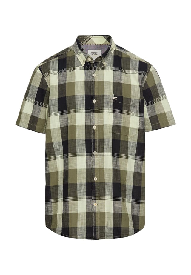 Повседневная рубашка с коротким рукавом и воротником на пуговицах Camel Active, хаки
Повседневная рубашка с коротким рукавом и воротником на пуговицах Camel Active, хаки