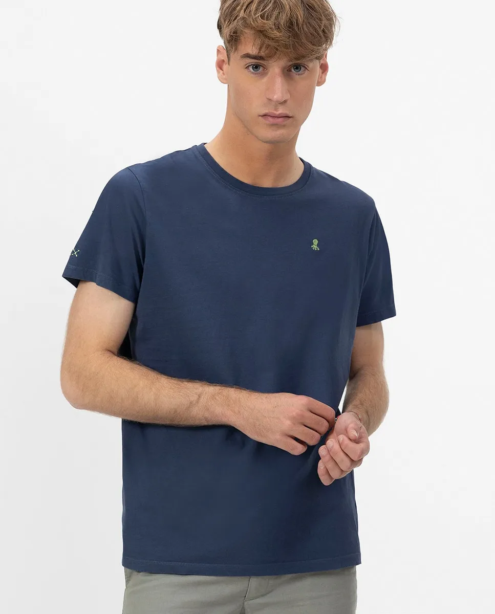 Мужская футболка с коротким рукавом и круглым вырезом ElPulpo, тёмно-синий
Мужская футболка с коротким рукавом и круглым вырезом ElPulpo, тёмно-синий