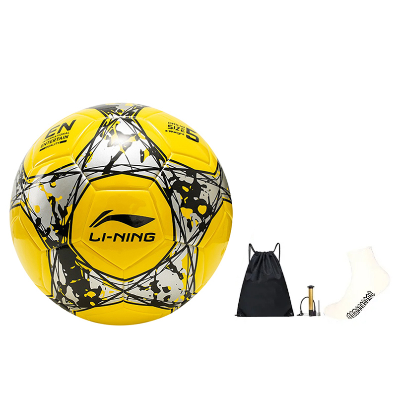 LINING Размер 5 футбольный мяч TPU бесшовный термосварной унисекс ярко-желтый
LINING Размер 5 футбольный мяч TPU бесшовный термосварной унисекс ярко-желтый