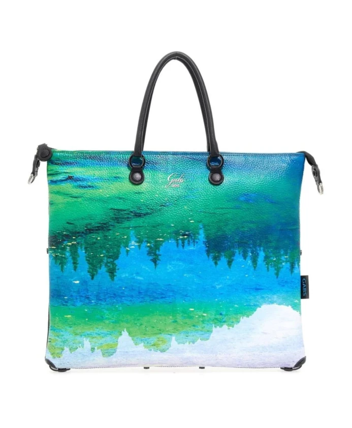 Зеленая сумка для покупок с принтом Gabs, мультиколор
Зеленая сумка для покупок с принтом Gabs, мультиколор