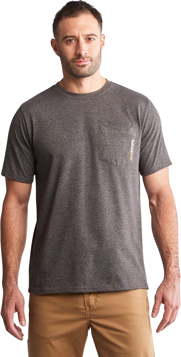 Футболка Timberland PRO Mens Base Plate Blended с коротким рукавом, Dark Charcoal Heather
Футболка Timberland PRO Mens Base Plate Blended с коротким рукавом, Dark Charcoal Heather