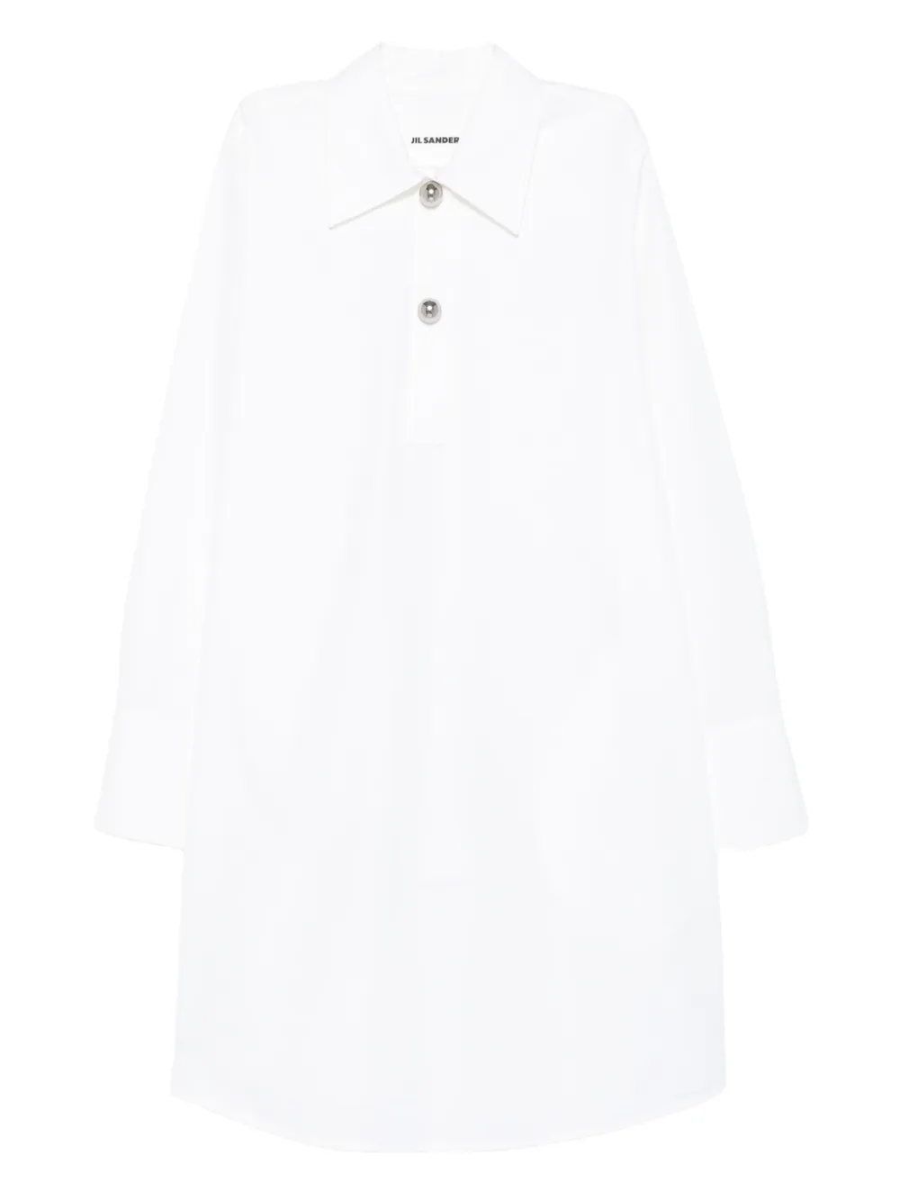 Платье-рубашка из органического хлопка с застежкой на пуговицы JIL SANDER, белый
Платье-рубашка из органического хлопка с застежкой на пуговицы JIL SANDER, белый