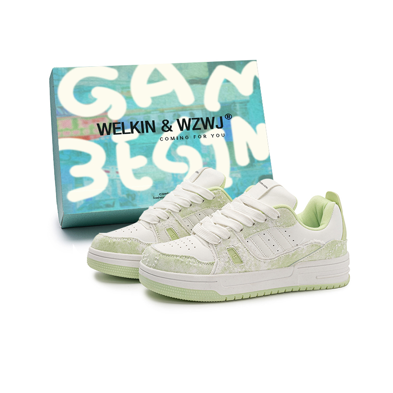 WELKIN&WZWJ Низкие скейтерские кроссовки унисекс зеленые, цвет Green
WELKIN&WZWJ Низкие скейтерские кроссовки унисекс зеленые, цвет Green