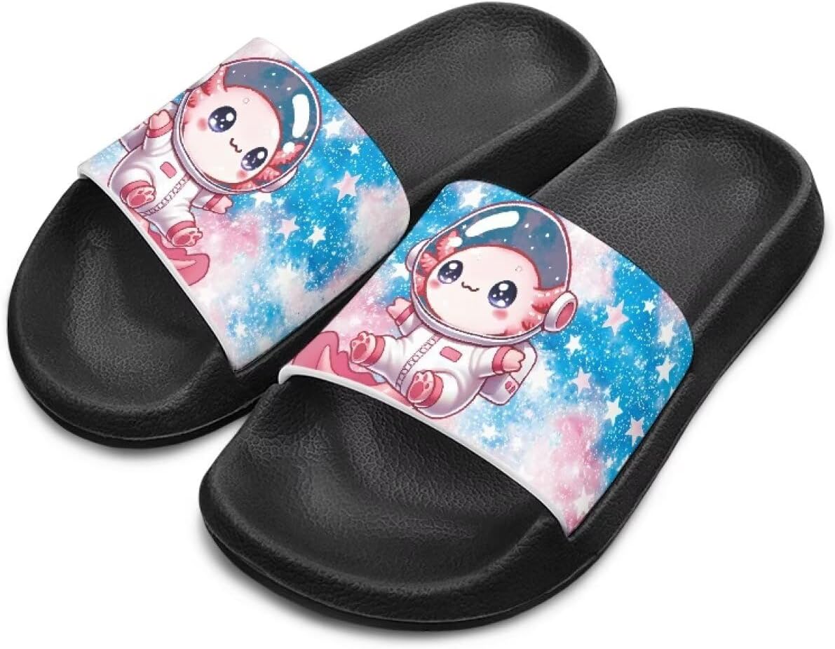 Детские летние тапочки для девочек и мальчиков для дома, пляжа, бассейна, спортивные шлепанцы, противоскользящие, для душа, подарки для плавания Cugasmaru, Axolotl Spaceman
Детские летние тапочки для девочек и мальчиков для дома, пляжа, бассейна, спортивные шлепанцы, противоскользящие, для душа, подарки для плавания Cugasmaru, Axolotl Spaceman