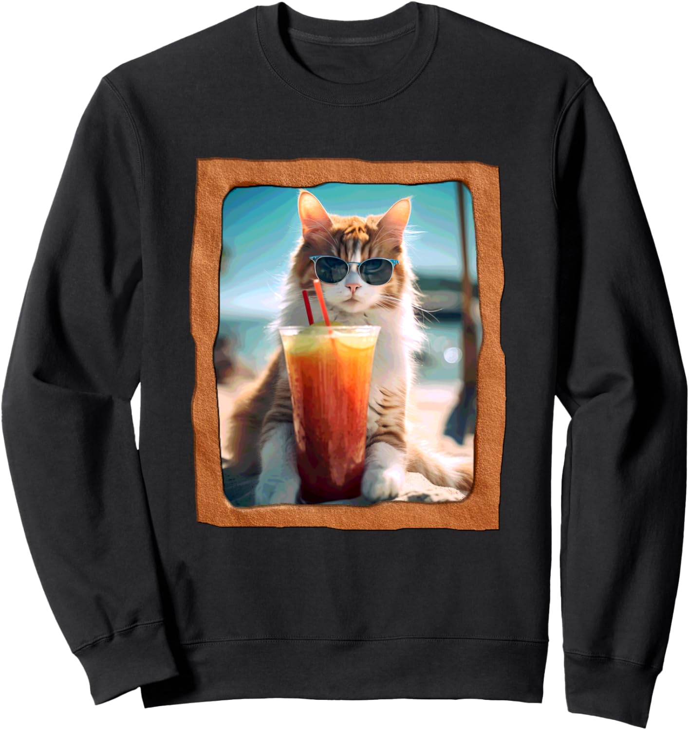 Толстовка с надписью «Кот, прохладный оттенок, ледяной напиток, летнее настроение» Playful Summer Vibes Pet Relaxation Beach Life, черный
Толстовка с надписью «Кот, прохладный оттенок, ледяной напиток, летнее настроение» Playful Summer Vibes Pet Relaxation Beach Life, черный