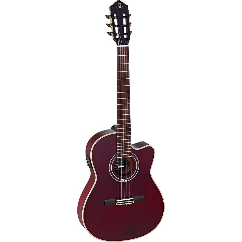 Акустическая гитара Ortega Performer Series Nylon string Guitar, thinline body - RCE138-T4STR, Trans Red, 52mm Nut Width
Акустическая гитара Ortega Performer Series Nylon string Guitar, thinline body - RCE138-T4STR, Trans Red, 52mm Nut Width