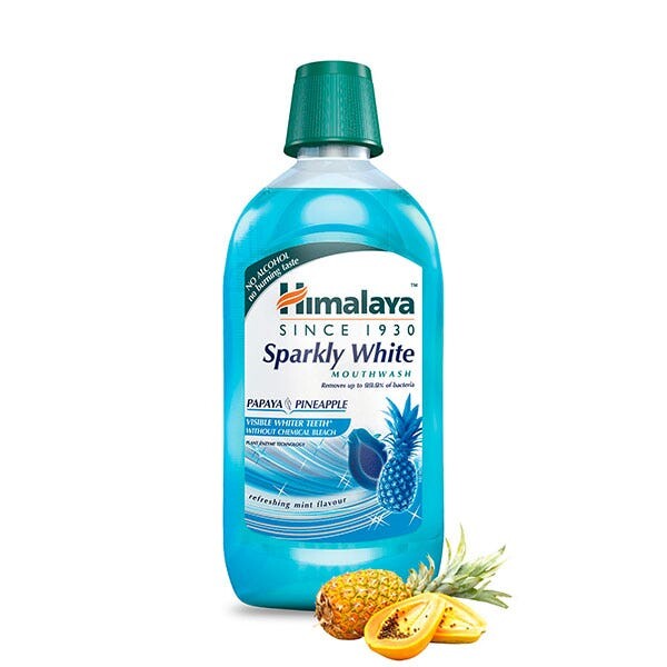 Блестящая белая жидкость для полоскания рта 450 мл Himalaya
Блестящая белая жидкость для полоскания рта 450 мл Himalaya