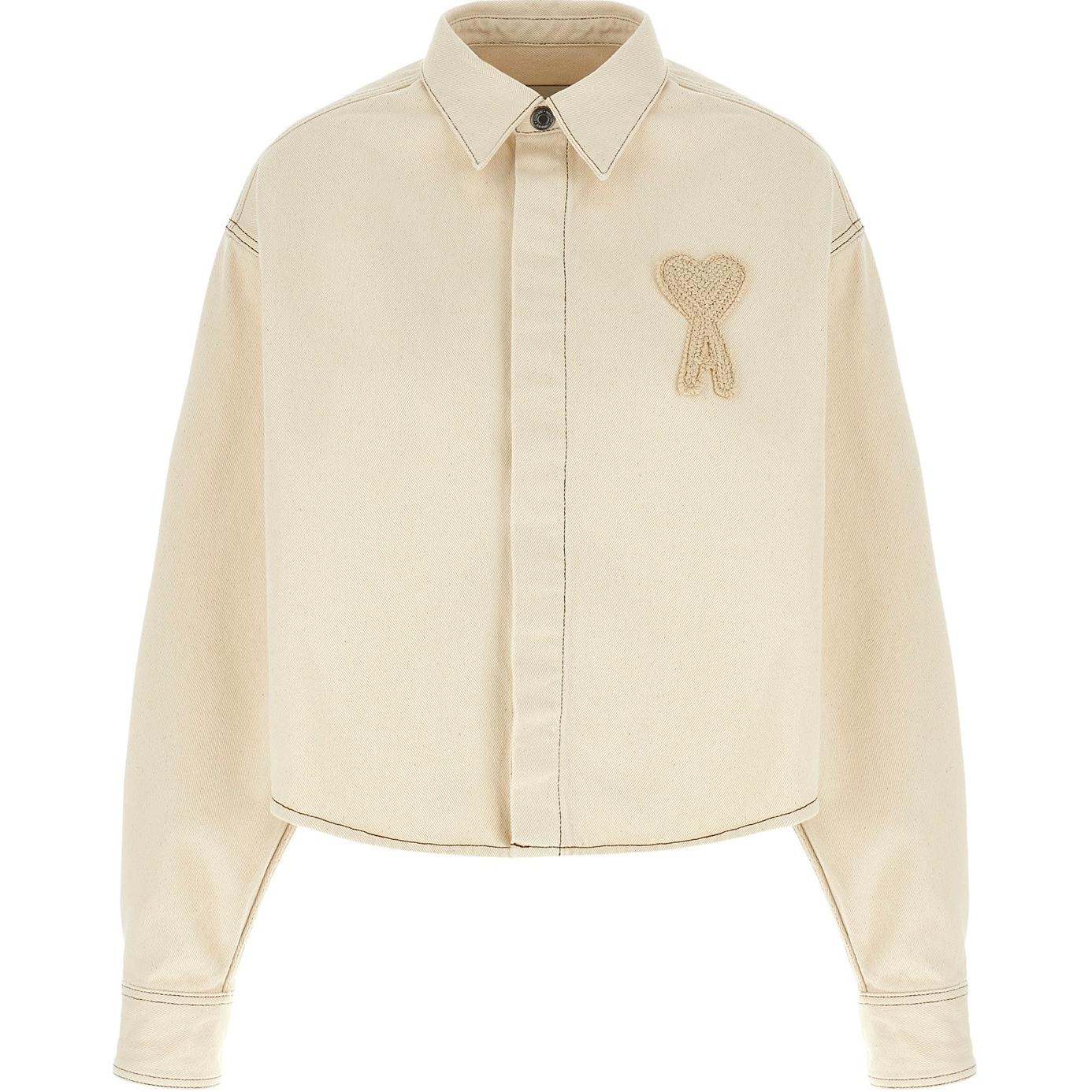 Ami Paris Ami De Coeur укороченная оверсайз рубашка AMIPARIS, белый
Ami Paris Ami De Coeur укороченная оверсайз рубашка AMIPARIS, белый