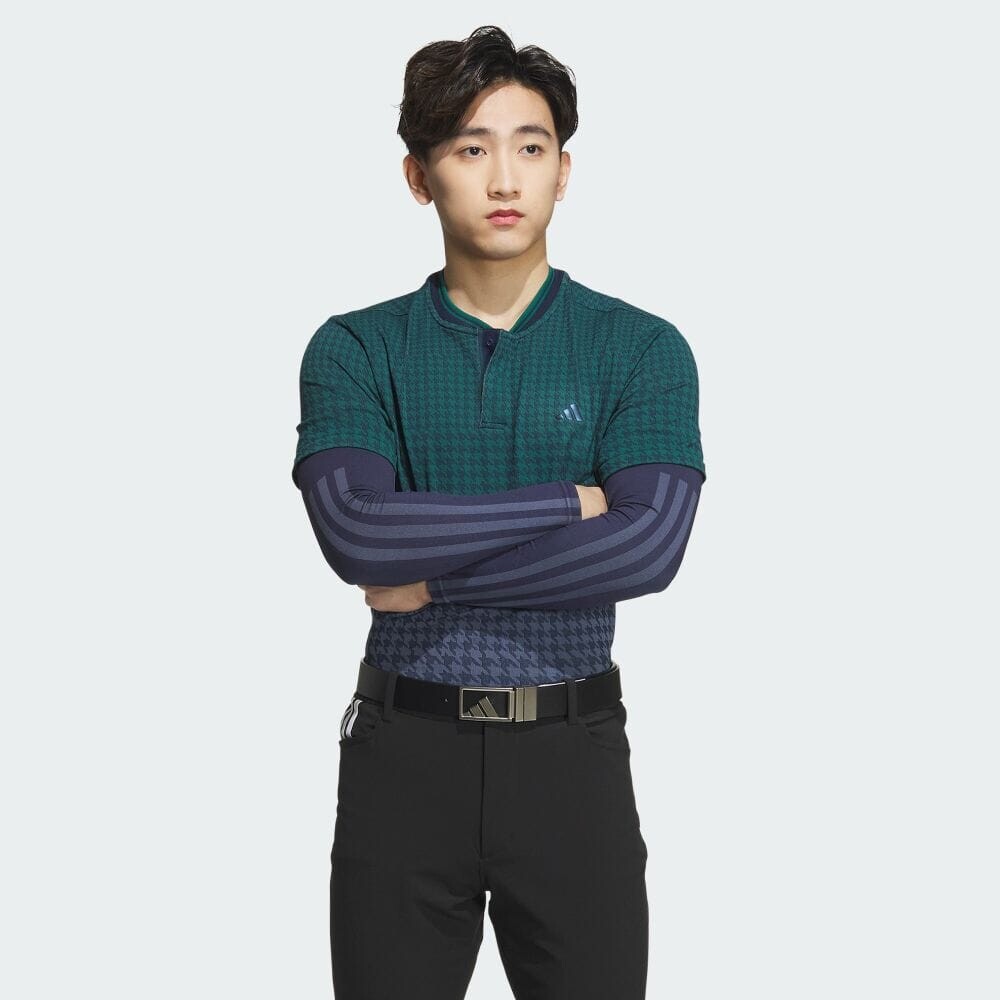 Поло Adidas PRIMEKNIT Side seamless short sleeve shirt with arm covers, цвет College Navy/College Green
Поло Adidas PRIMEKNIT Side seamless short sleeve shirt with arm covers, цвет College Navy/College Green