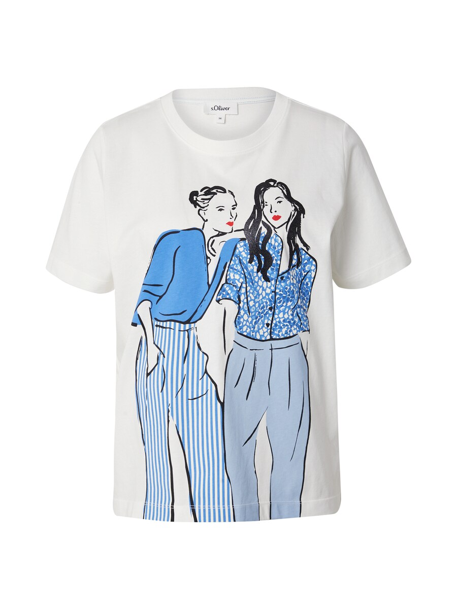 Рубашка s.Oliver, кремовый 
Рубашка s.Oliver, кремовый