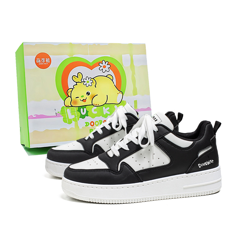 Нескользящие и износостойкие легкие низкие мужские кроссовки для скейтбординга Budding Bear, Black (Dooro Bear)
Нескользящие и износостойкие легкие низкие мужские кроссовки для скейтбординга Budding Bear, Black (Dooro Bear)