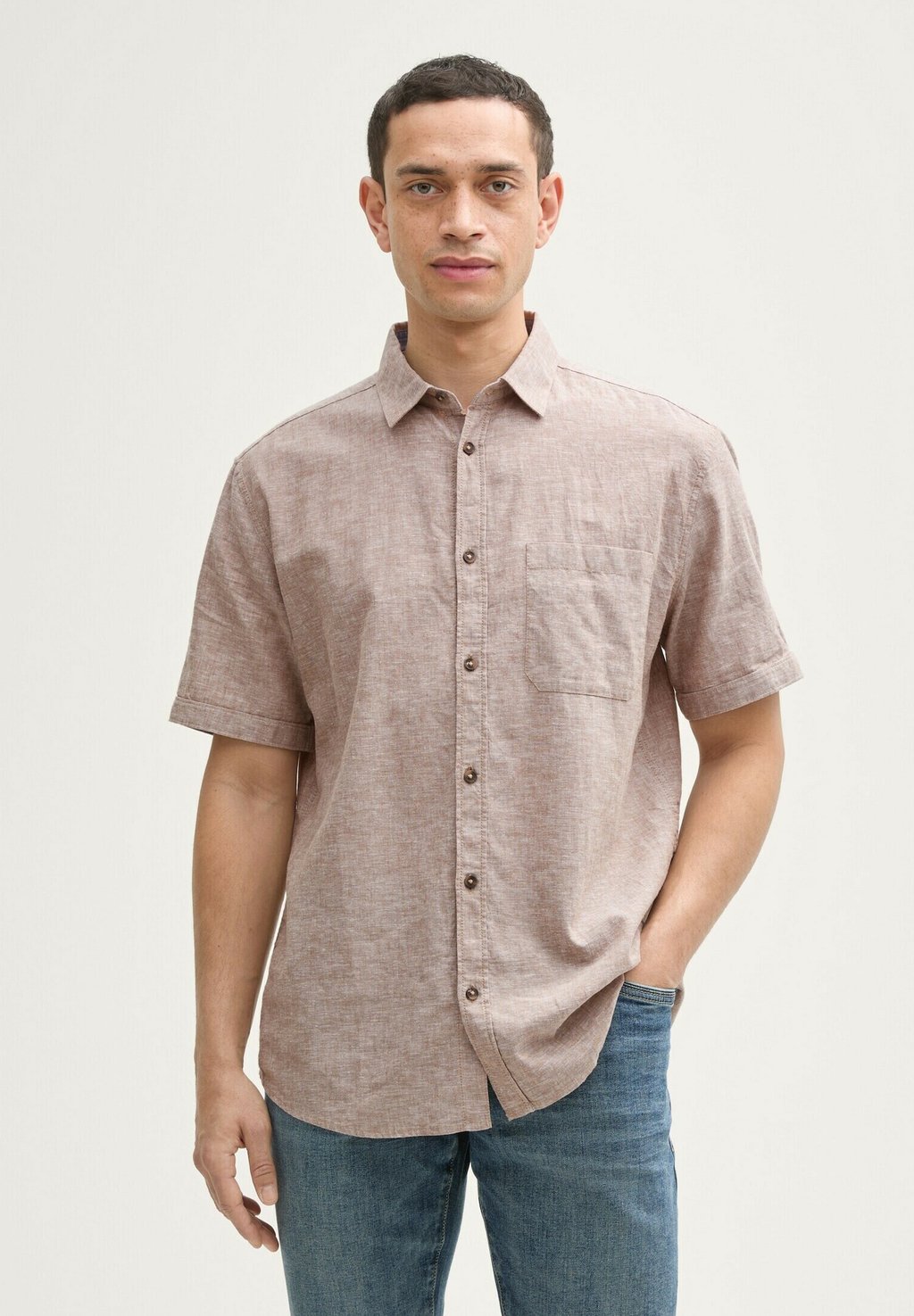 Рубашка TOM TAILOR, коричневый
Рубашка TOM TAILOR, коричневый