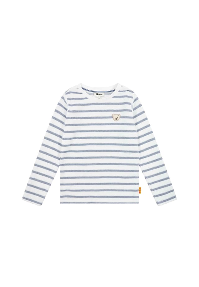 Детская рубашка с длинными рукавами - мотив Тедди с круглым вырезом хлопок полосатый Steiff, белый
Детская рубашка с длинными рукавами - мотив Тедди с круглым вырезом хлопок полосатый Steiff, белый