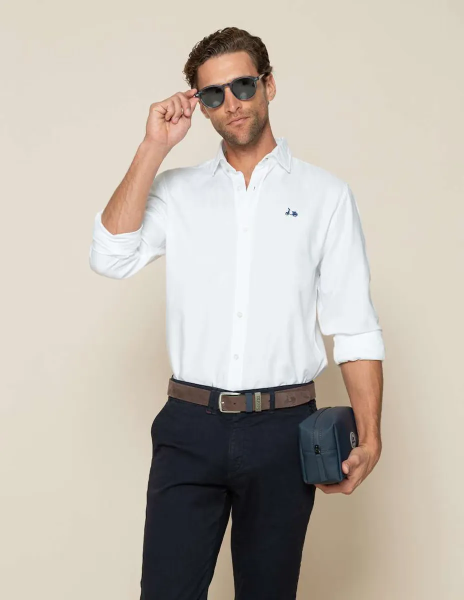 Мужская рубашка классического кроя однотонная Scotta 1985, белый
Мужская рубашка классического кроя однотонная Scotta 1985, белый