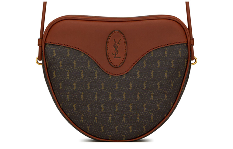 SAINT LAURENT Сумка через плечо из холста с кожаным сердечком
SAINT LAURENT Сумка через плечо из холста с кожаным сердечком